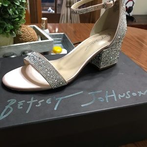 Betsey Johnson strap fancy shoes